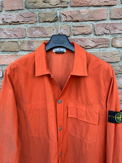 Stone Island Cupro Cotton Twill Overshirt - XXL