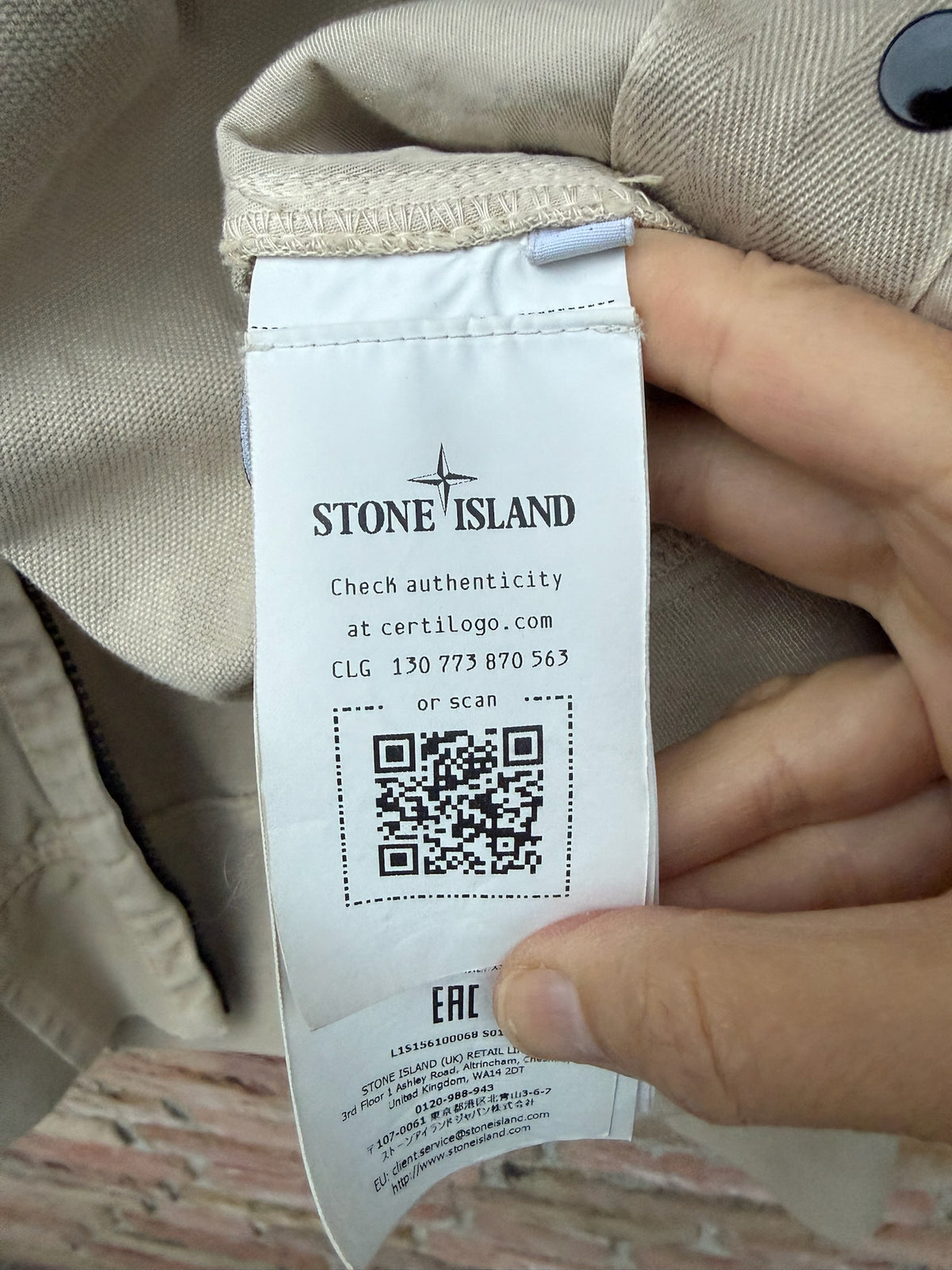 Stone Island Cotton Canvas Jacket - M