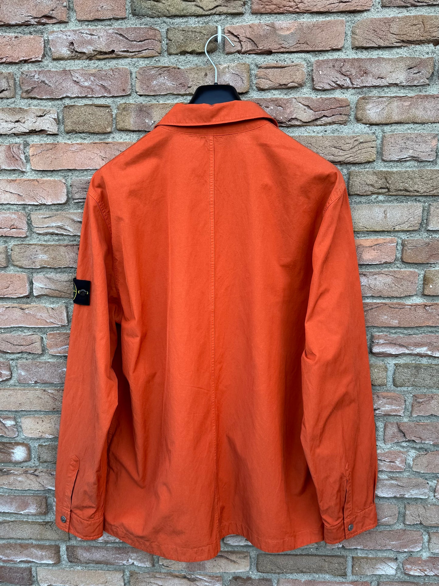 Stone Island Cupro Cotton Twill Overshirt - XXL