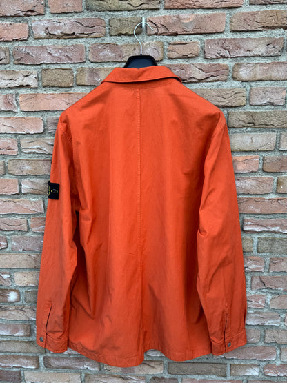 Stone Island Cupro Cotton Twill Overshirt - XXL