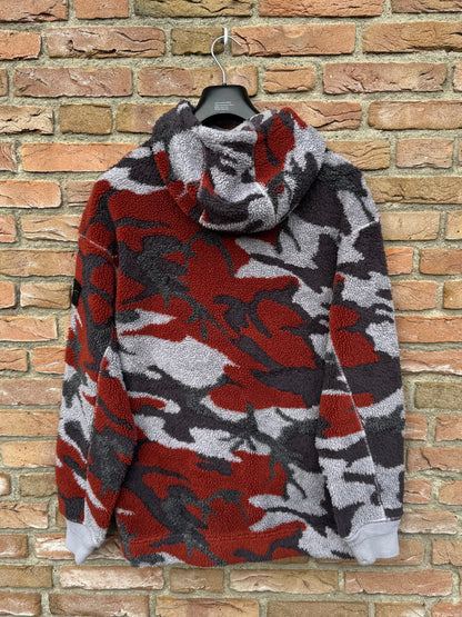 Stone Island Heritage Camo Fleece Hoodie - M