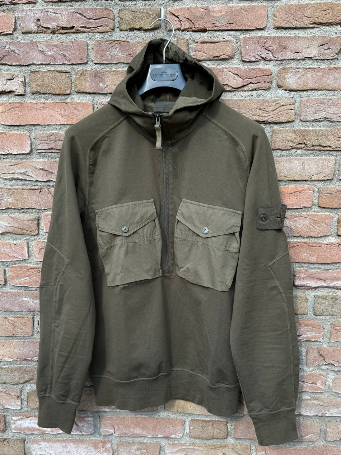 Stone Island Ghost Zip Hoodie - S
