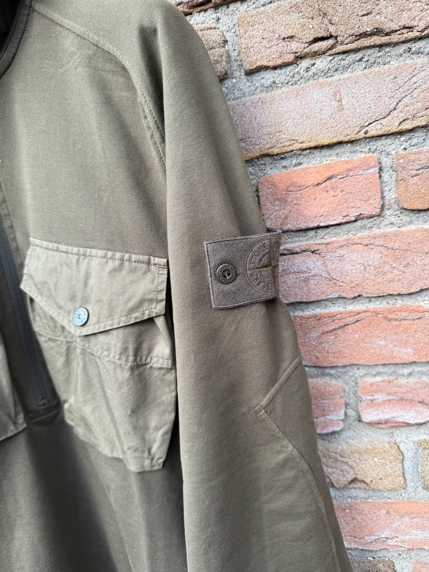 Stone Island Ghost Zip Hoodie - S