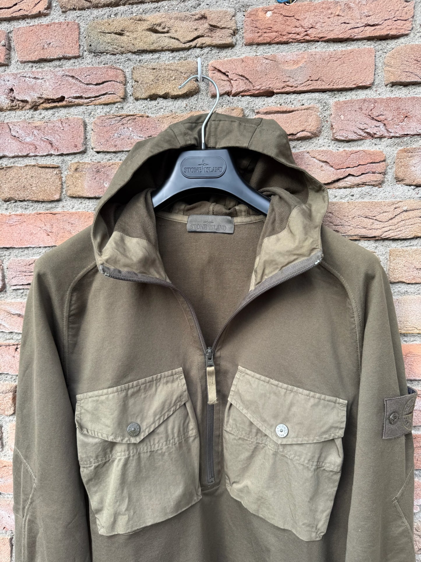 Stone Island Ghost Zip Hoodie - S