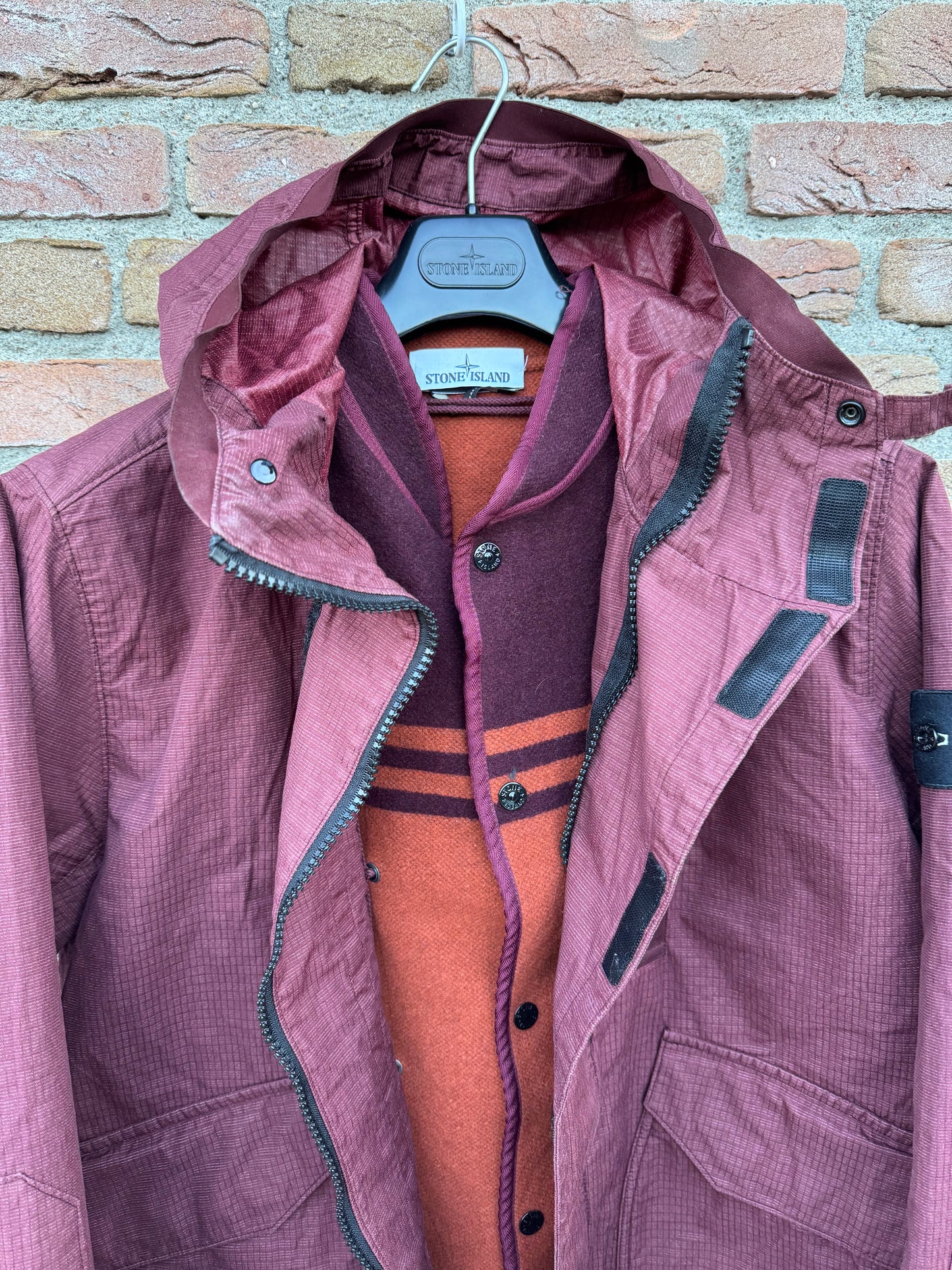 Stone Island Reflective Weave Ripstop-TC Jacket - L