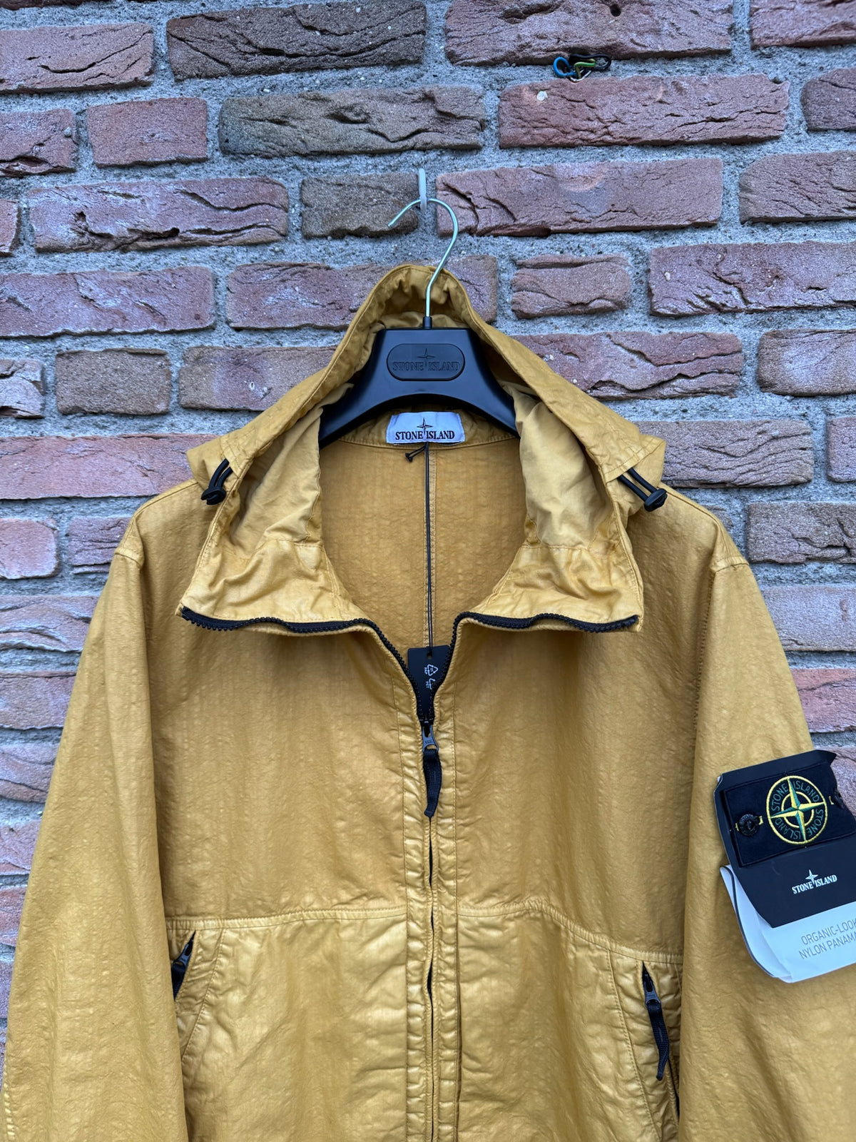 Stone Island Organic-Look Nylon Panama-TC Jacket - L