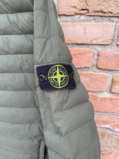 Stone Island Loom Woven Down Chambers Stretch Nylon-TC Jacket - L