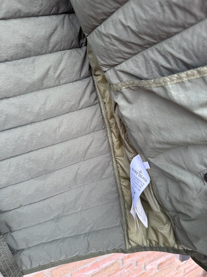 Stone Island Loom Woven Down Chambers Stretch Nylon-TC Jacket - L