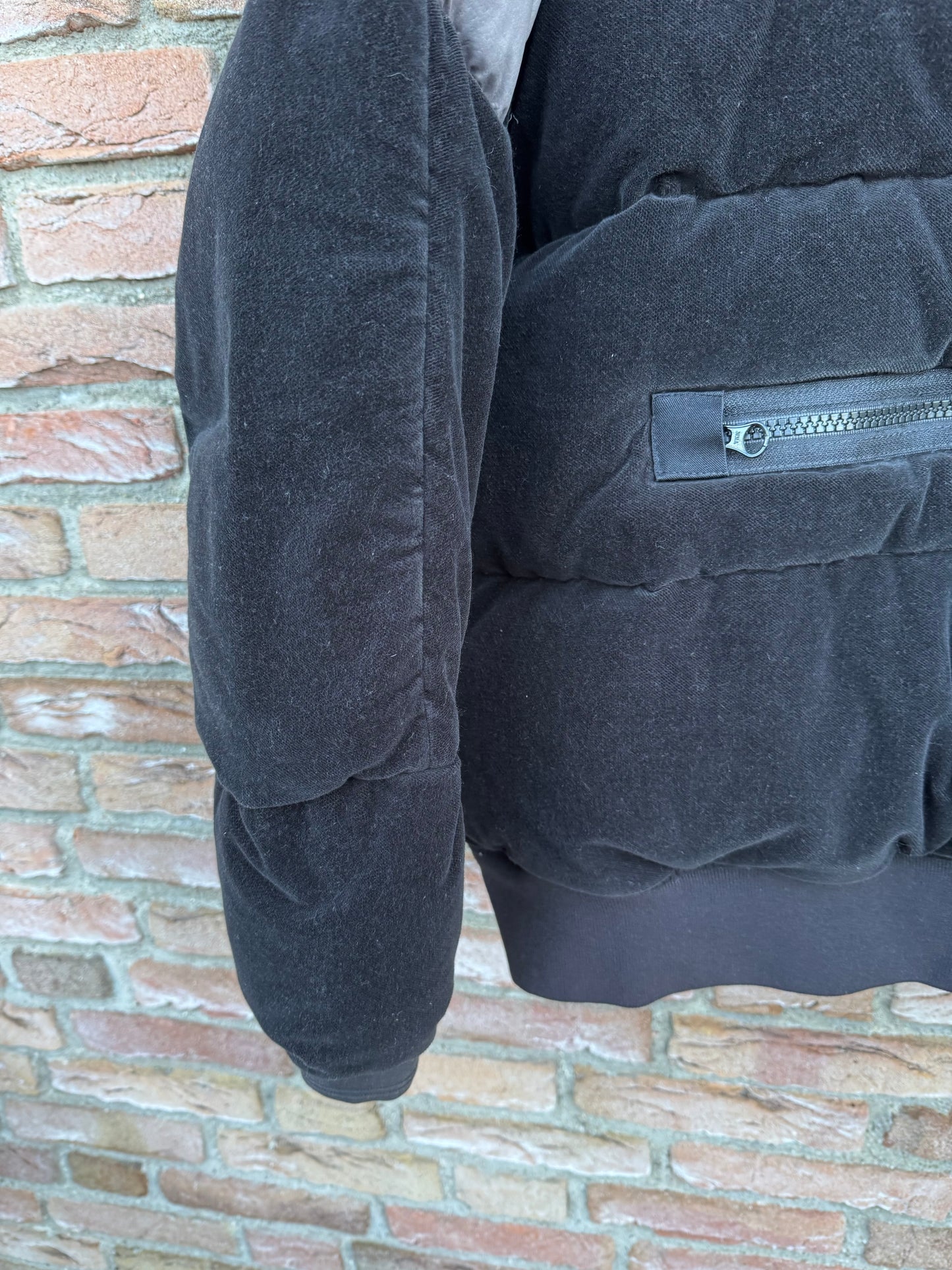 Stone Island Cotton Velvet Down-TC with Reverse Lamy Flock Jacket - XL