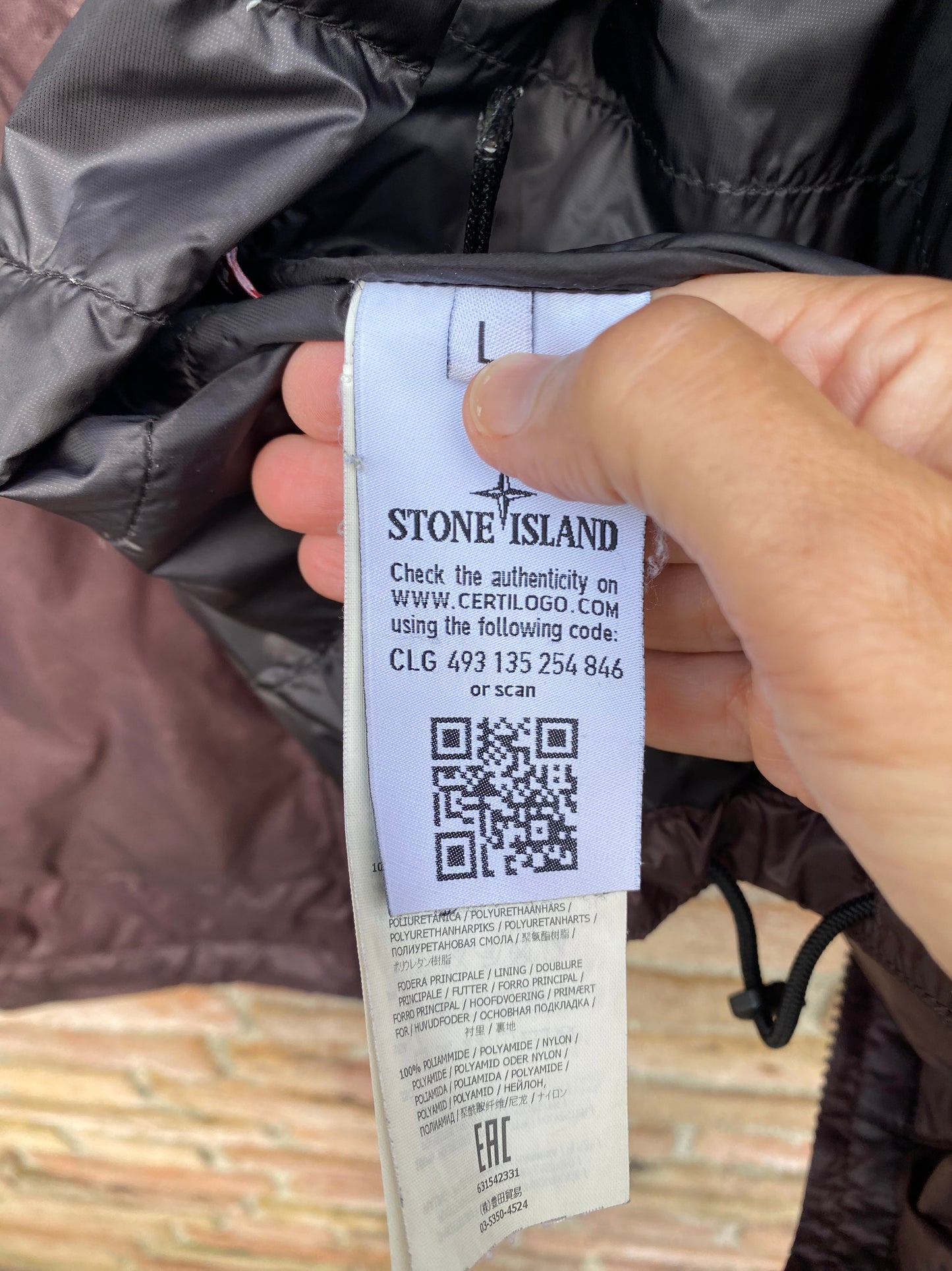 Stone Island Micro Rip Stop Jacke - L