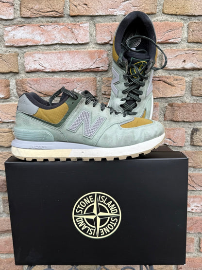 Stone Island x New Balance 574 Legacy Trainers - UK 8.5