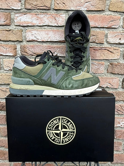 Stone Island x New Balance 574 Legacy Trainers - UK 8.5