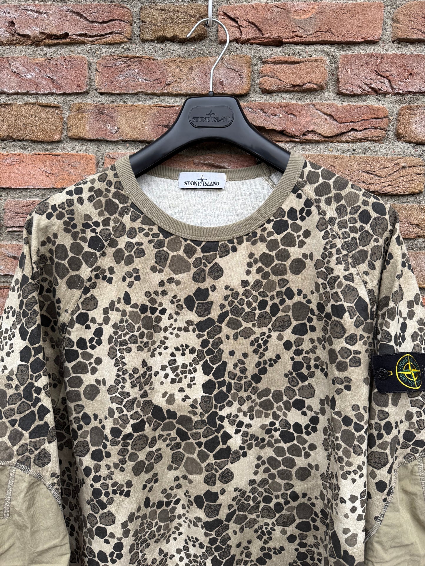 Stone Island Alligator Camo Sweatshirt - XL