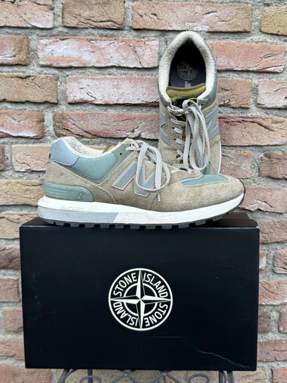 Stone Island x New Balance 574 Legacy Trainers - UK 9