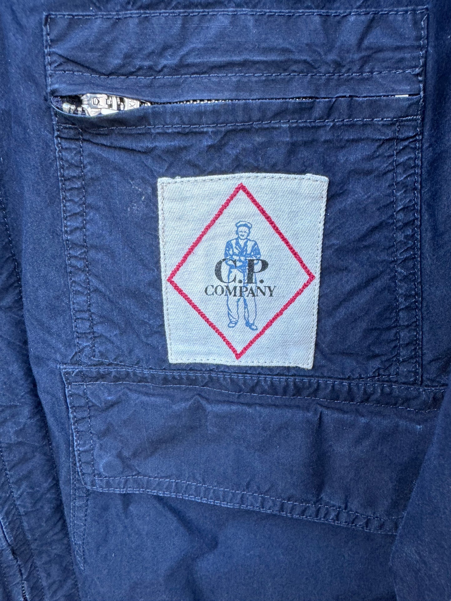 C.P. Company 50 Fili Indigo Goggle Jacket - M