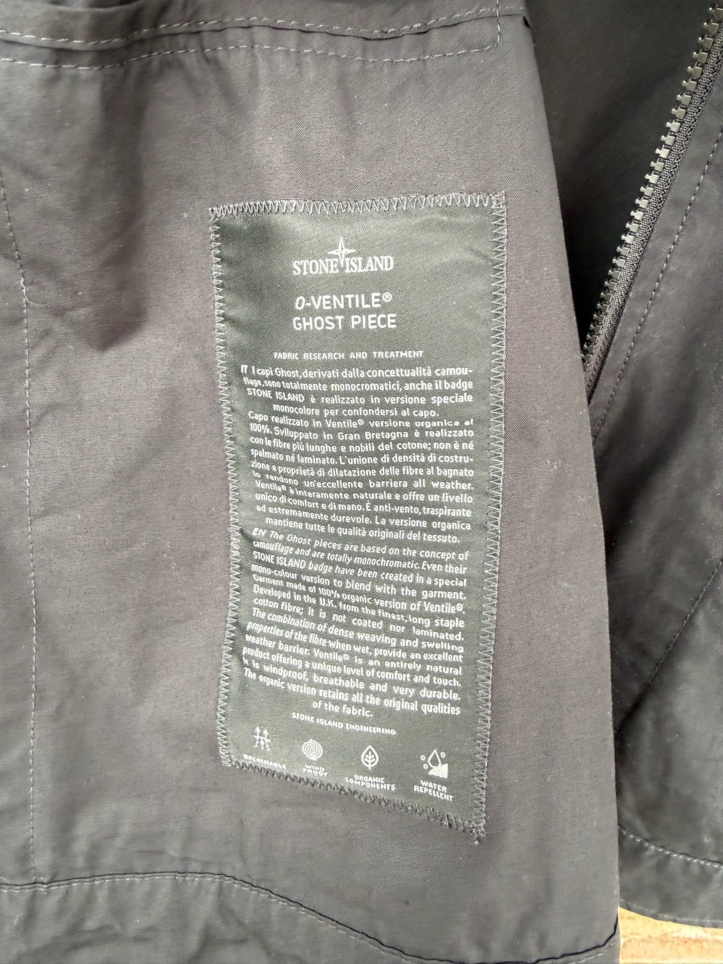 Stone Island O-Ventile Ghost Jacket - XXL