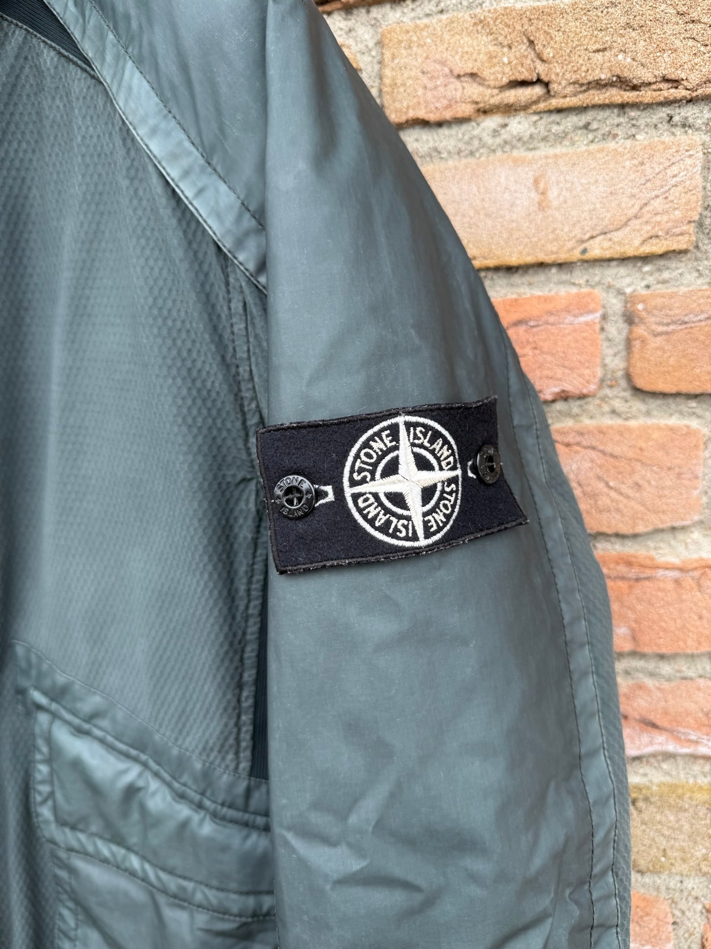 Stone Island 3D Performance Cotton Tela + Mussola Gommata Jacket - L