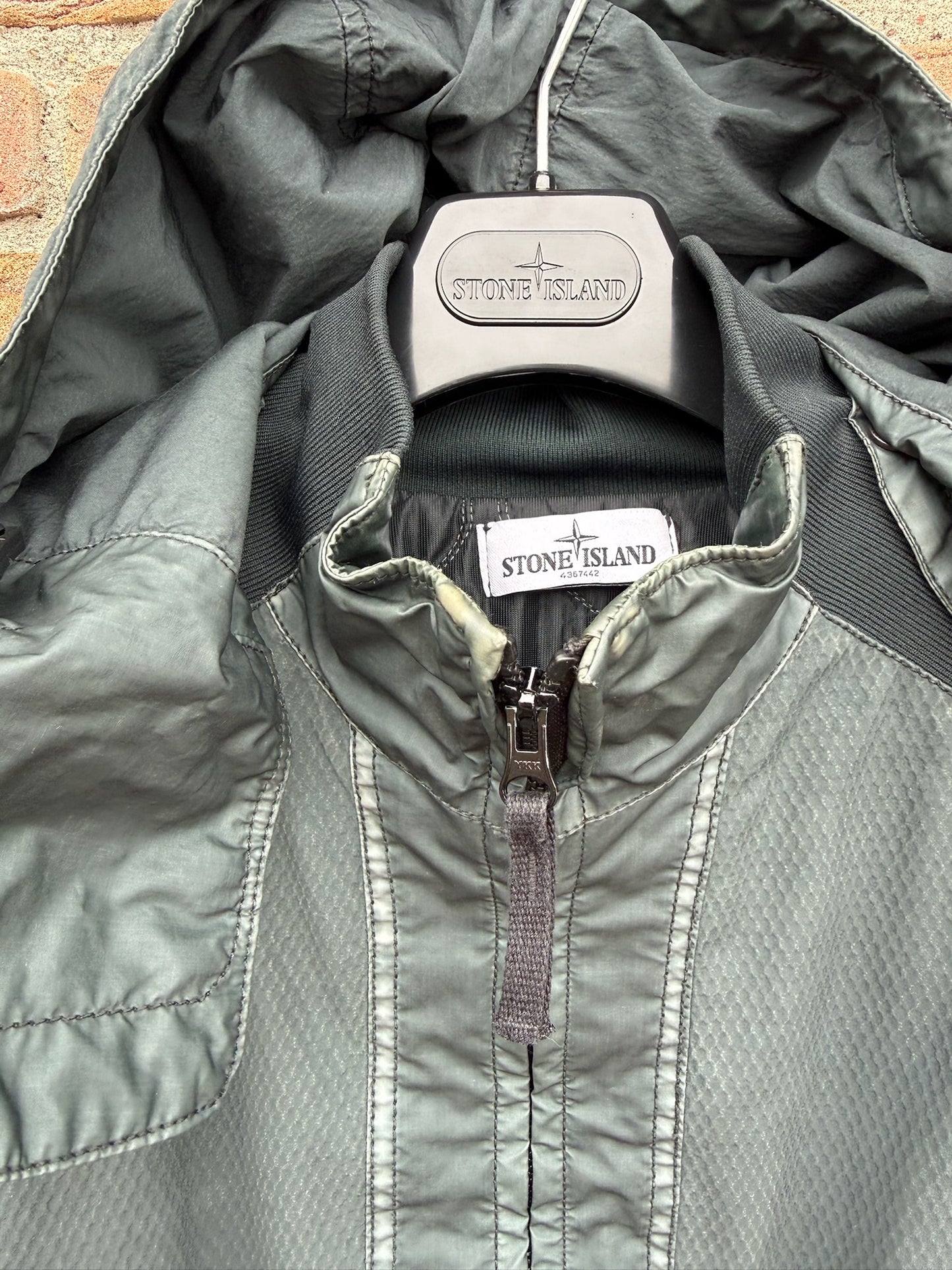 Stone Island 3D Performance Cotton Tela + Mussola Gommata Jacket - L