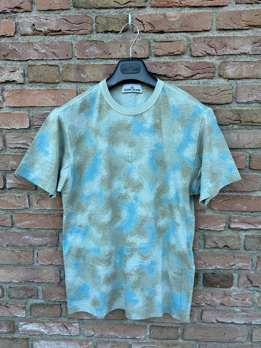 Stone Island Camo Devore T-Shirt - M