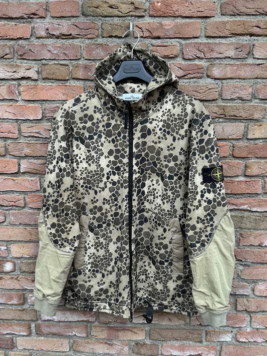 Stone Island Alligator Camo Kapuzenjacke - XL