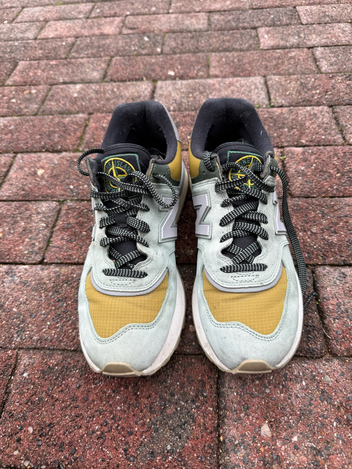 Stone Island x New Balance 574 Legacy Trainers - UK 8.5