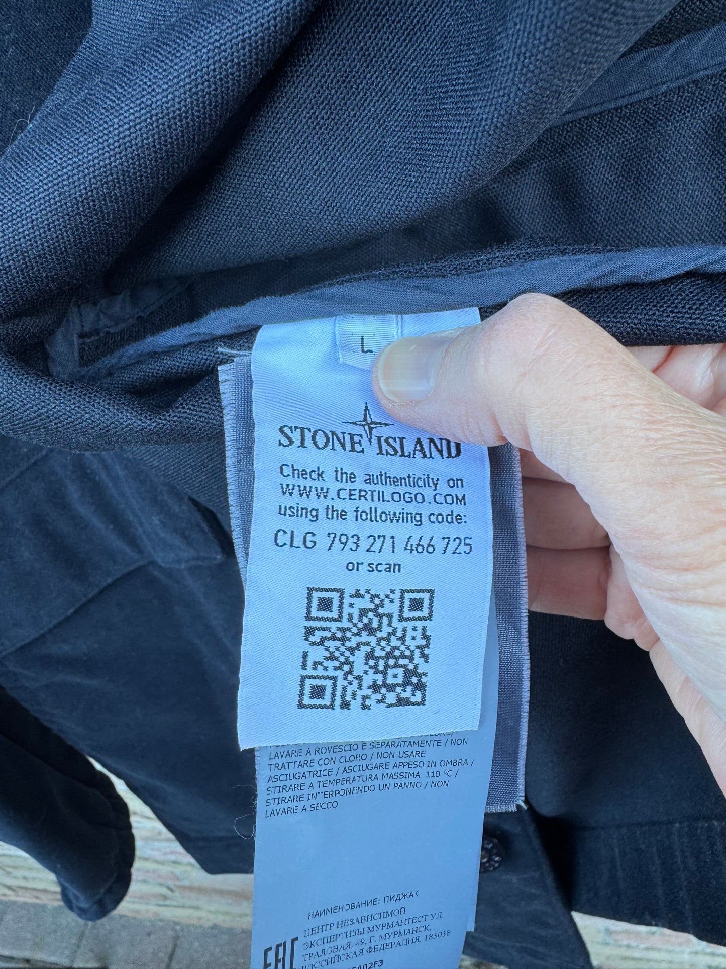 Stone Island Moleskin Ghost Jacket - L