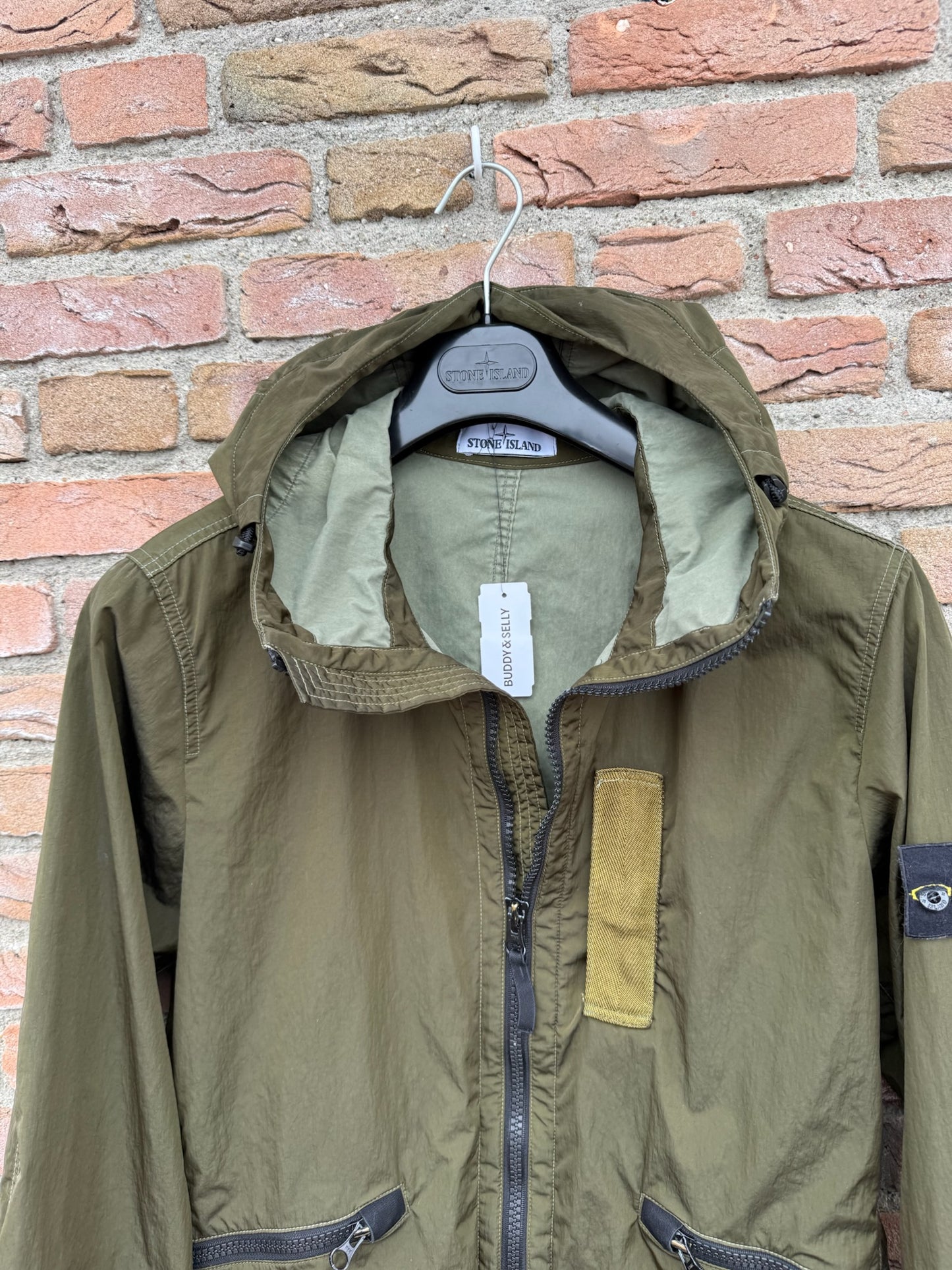Stone Island Nylon Metal Flock Jacket - M