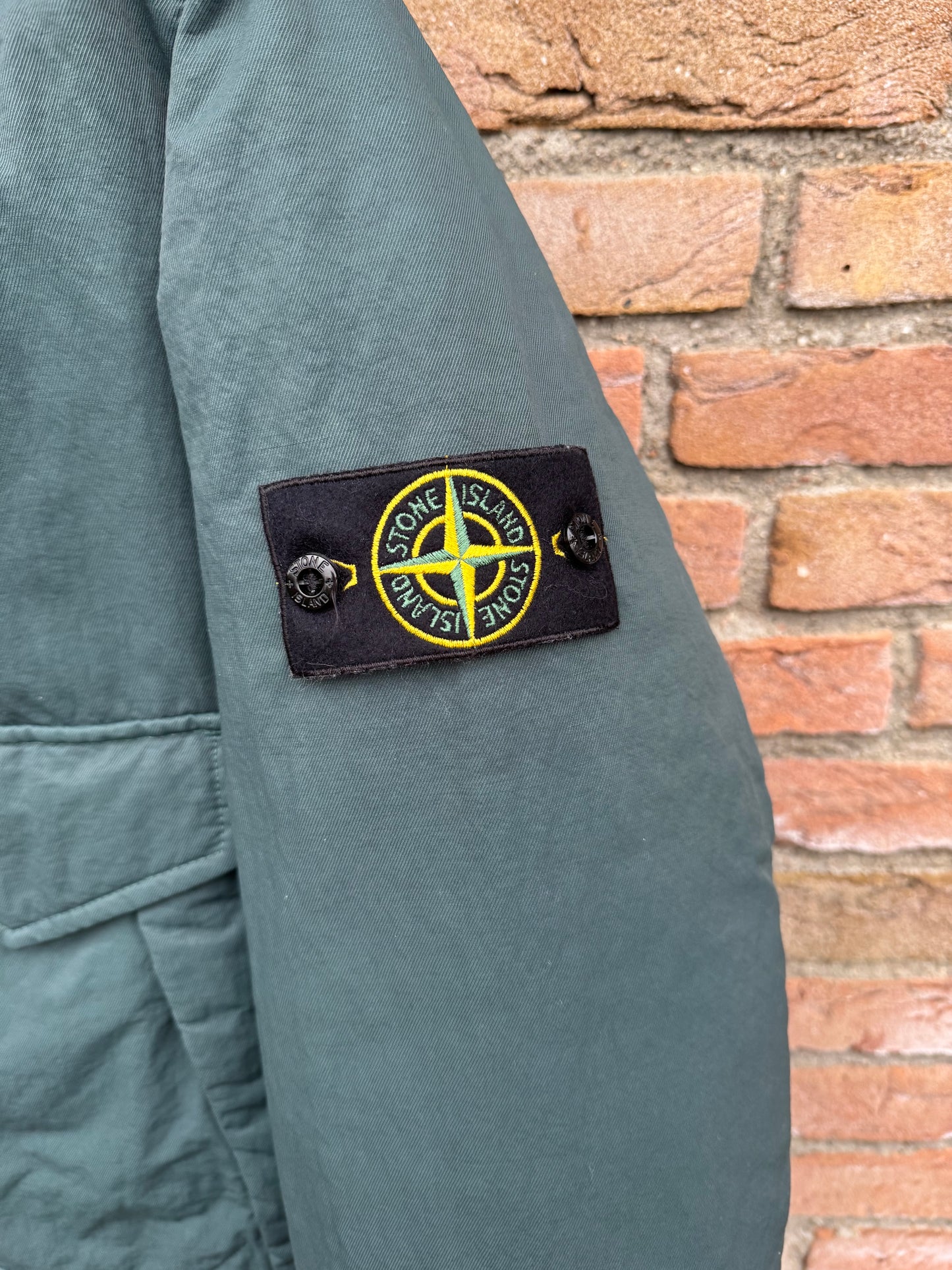 Stone Island Opaque Nylon Twill Daunenjacke - M