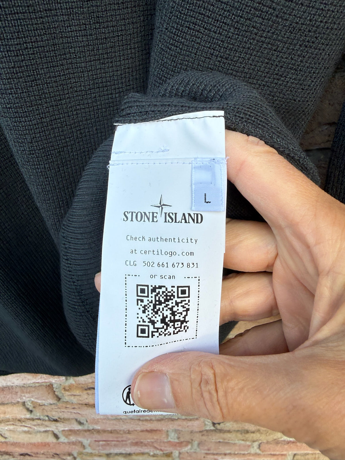 Stone Island Knit Pullover - L