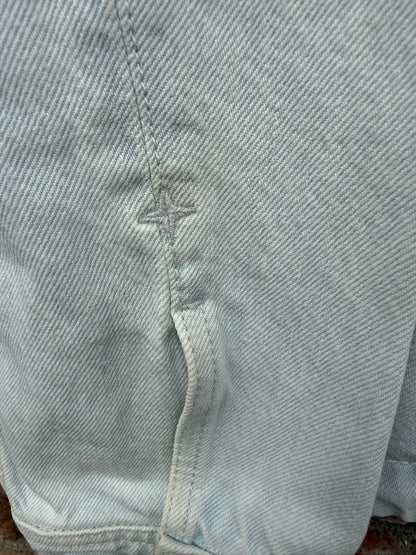 Stone Island Indigo Denim-Ultra Bleached Jacket - XL