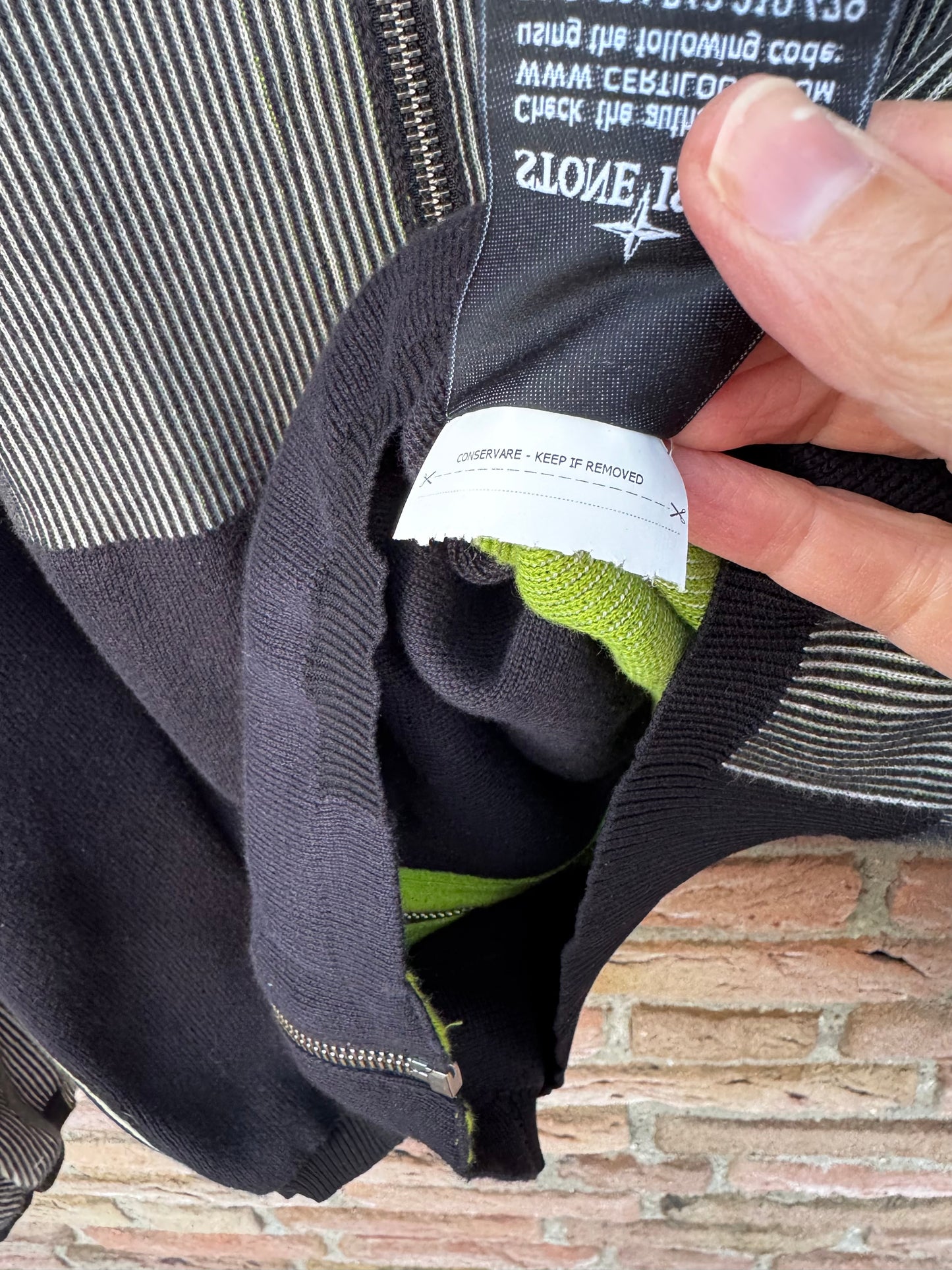 Stone Island Shadow Project 3D Jacquard Zipped Hoodie - XL