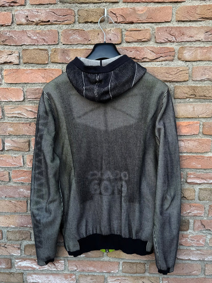 Stone Island Shadow Project 3D Jacquard Zipped Hoodie - XL