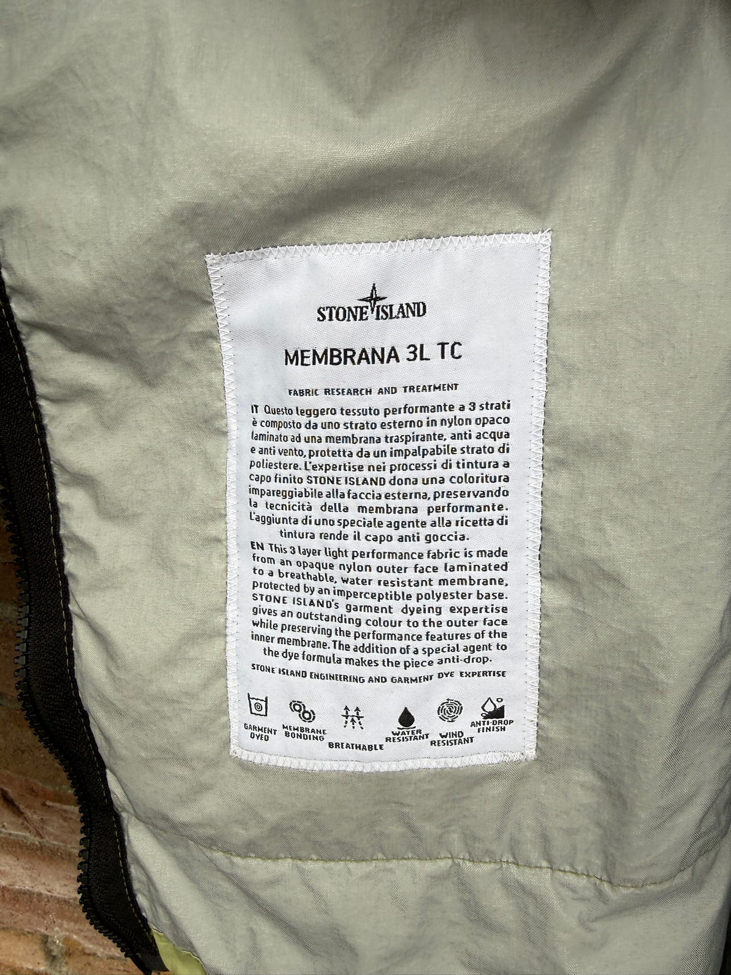 Stone Island Membrana 3L TC Jacket - L