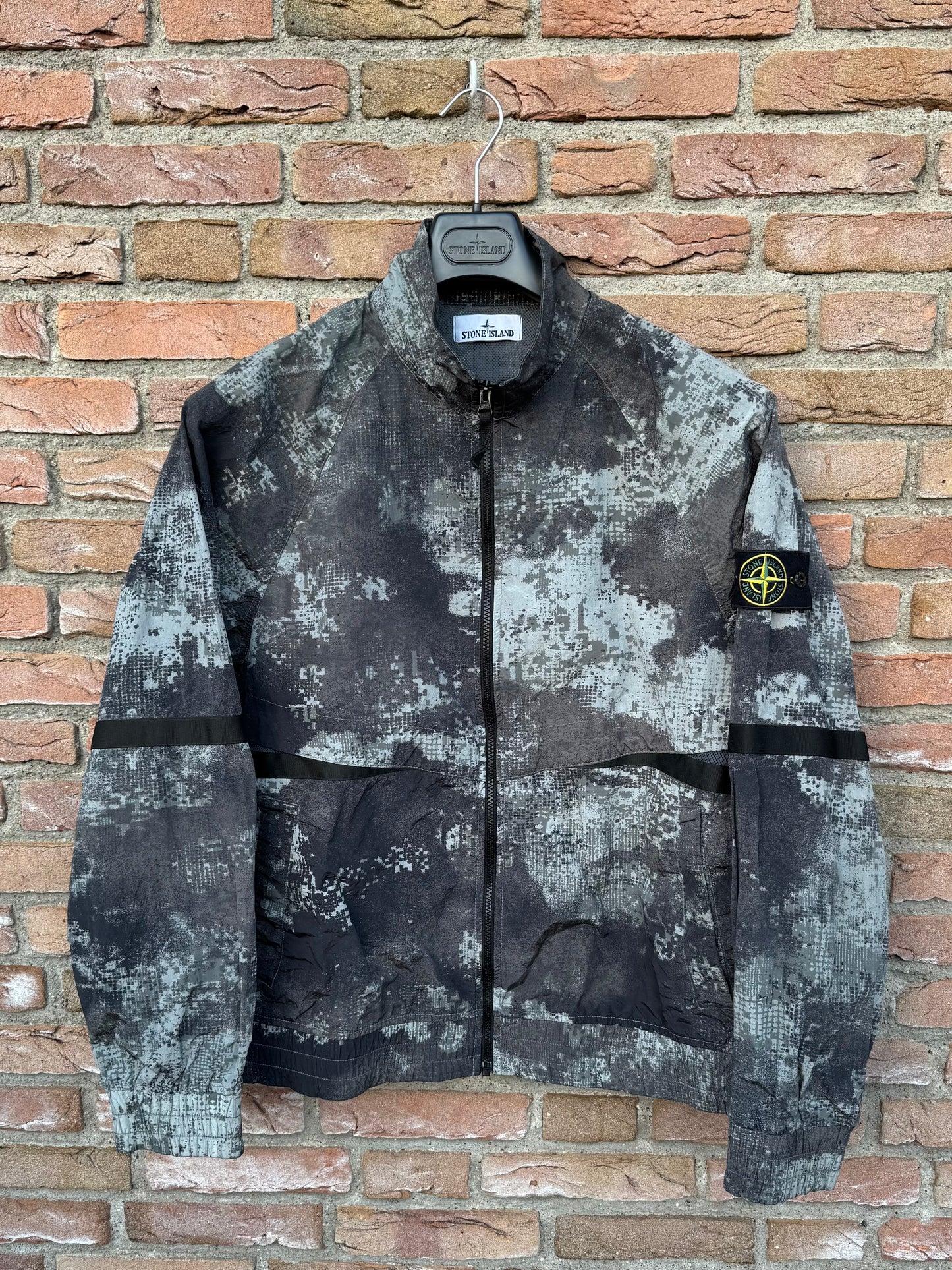 Stone Island Dissolving Grid Camo Jacke - XL