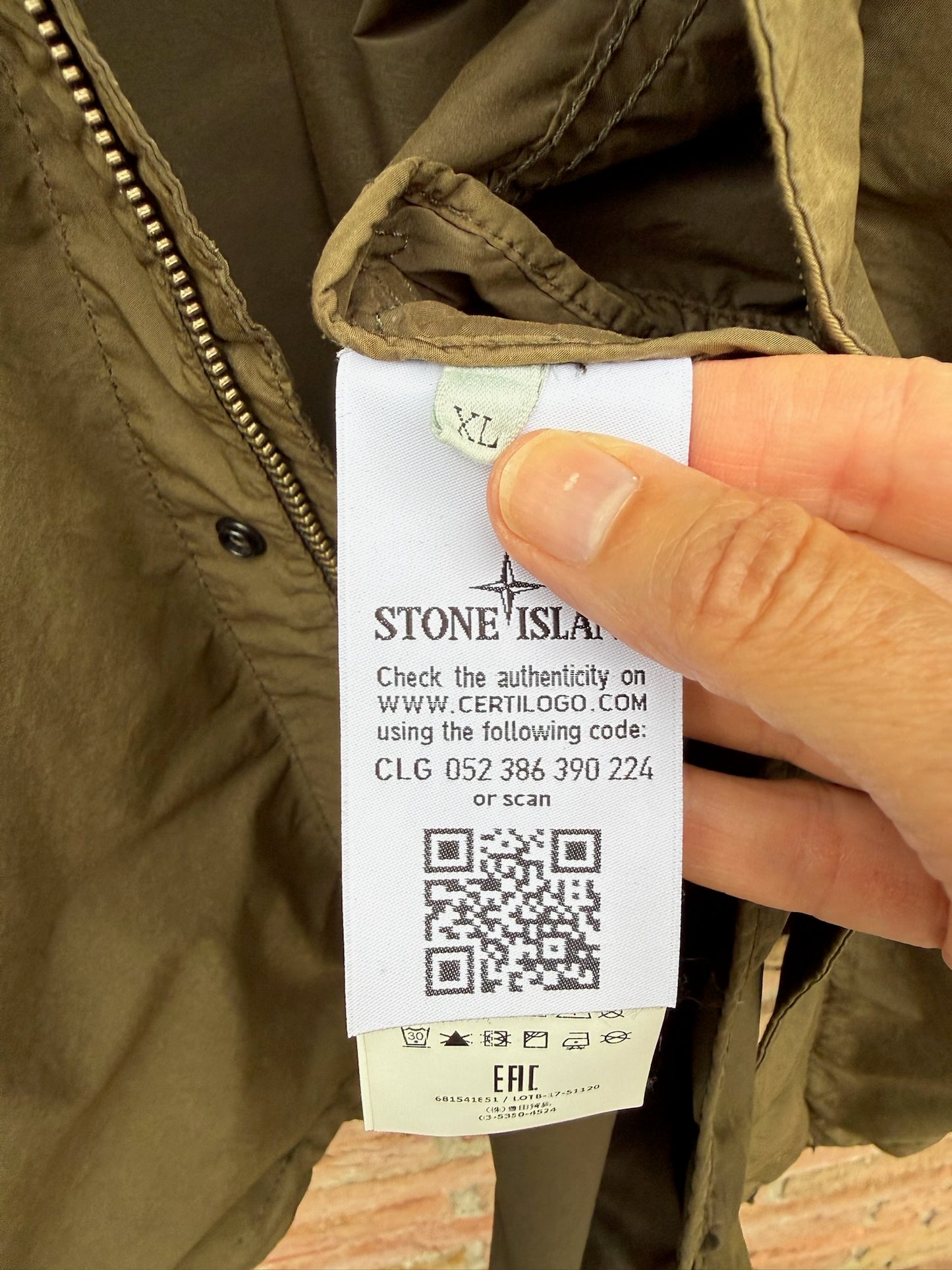 Stone Island David Tela Light-TC Jacket - XL
