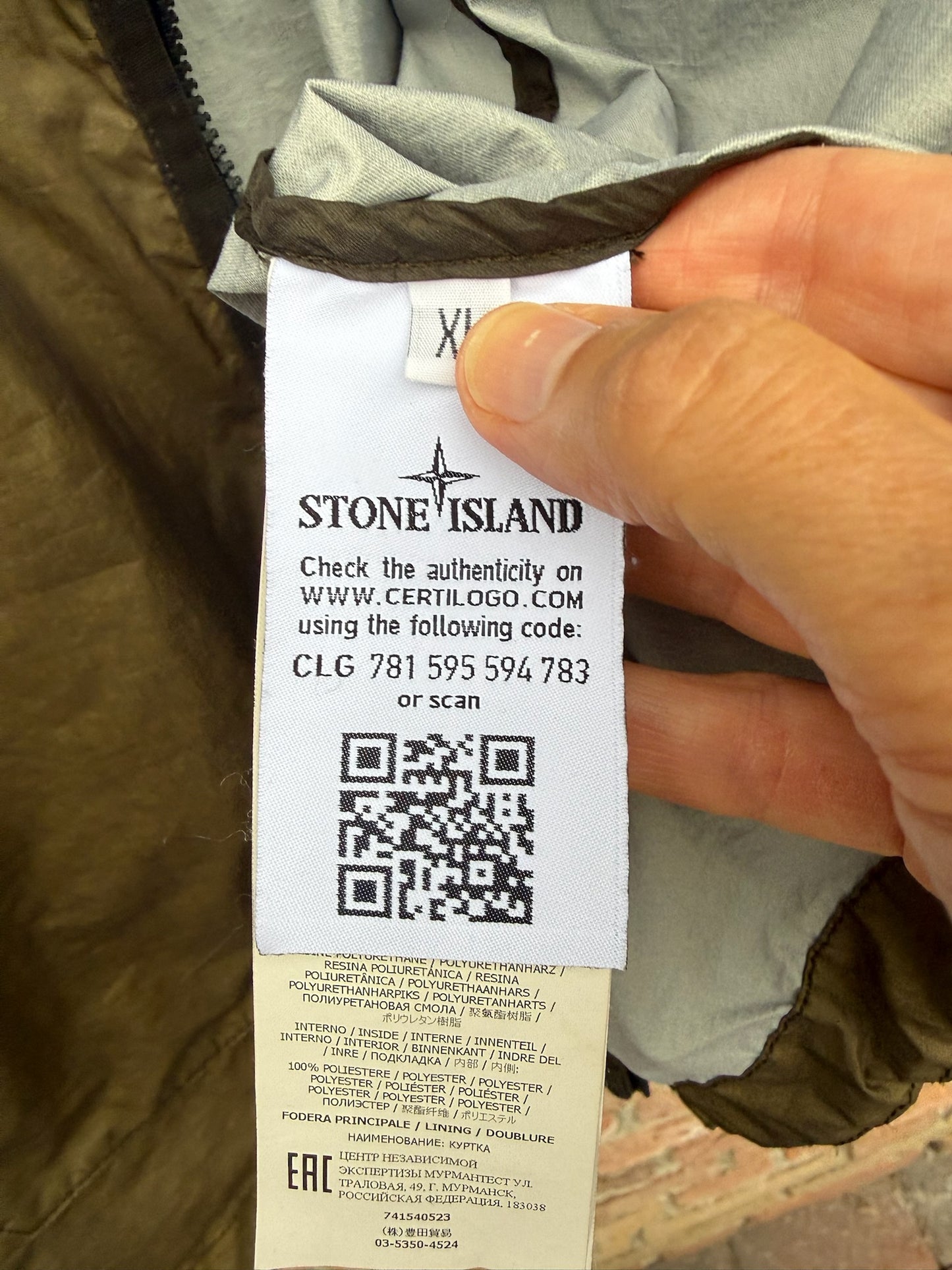 Stone Island Membrana 3L TC Jacket - XL