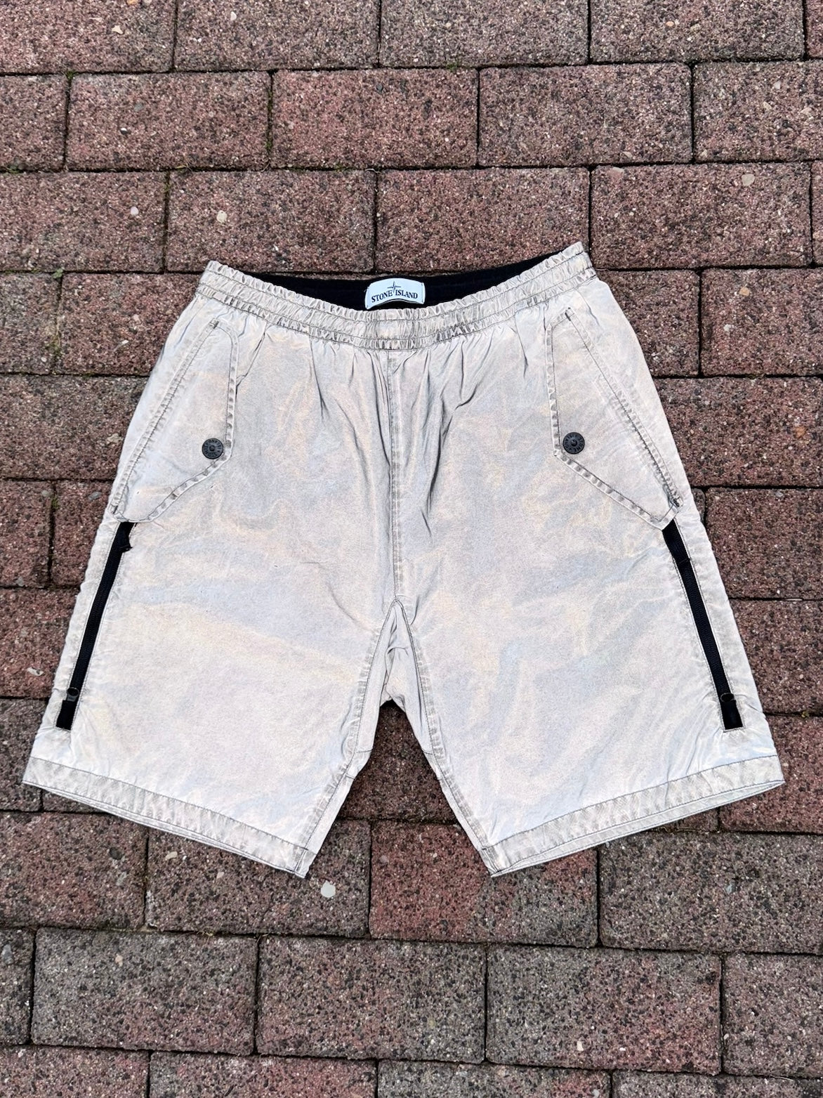 Stone Island Dust Reflective Shorts - W32