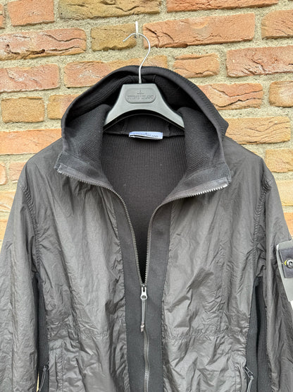 Stone Island Garment Dyed Crinkle Reps NY Knit Jacket - M