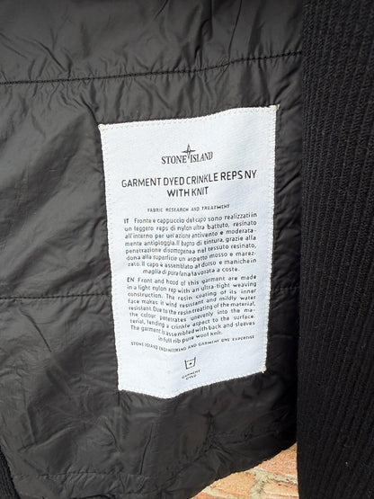 Stone Island Garment Dyed Crinkle Reps NY Knit Jacket - M
