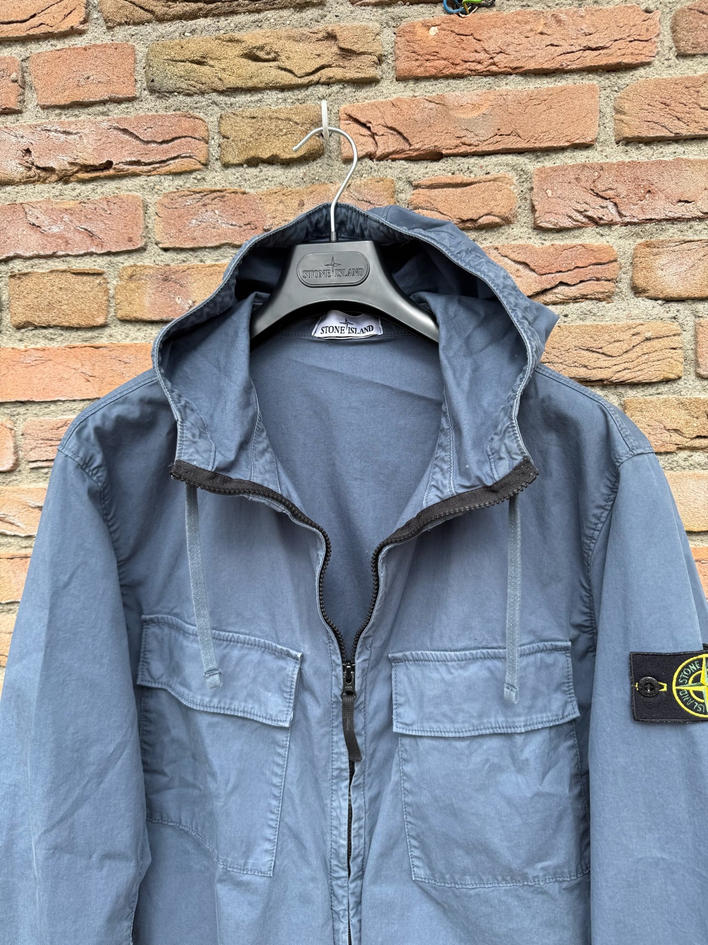 Stone Island Supima Cotton Twill Stretch-TC Jacket - L