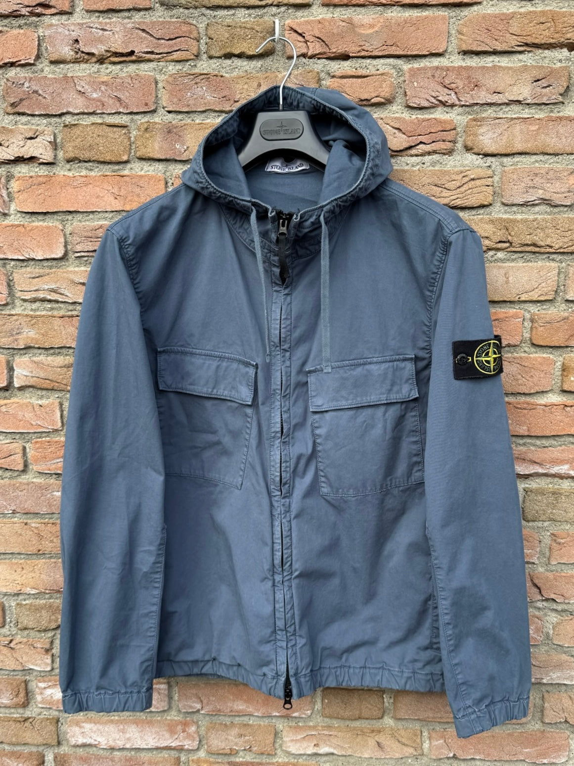 Stone Island Supima Cotton Twill Stretch-TC Jacket - L