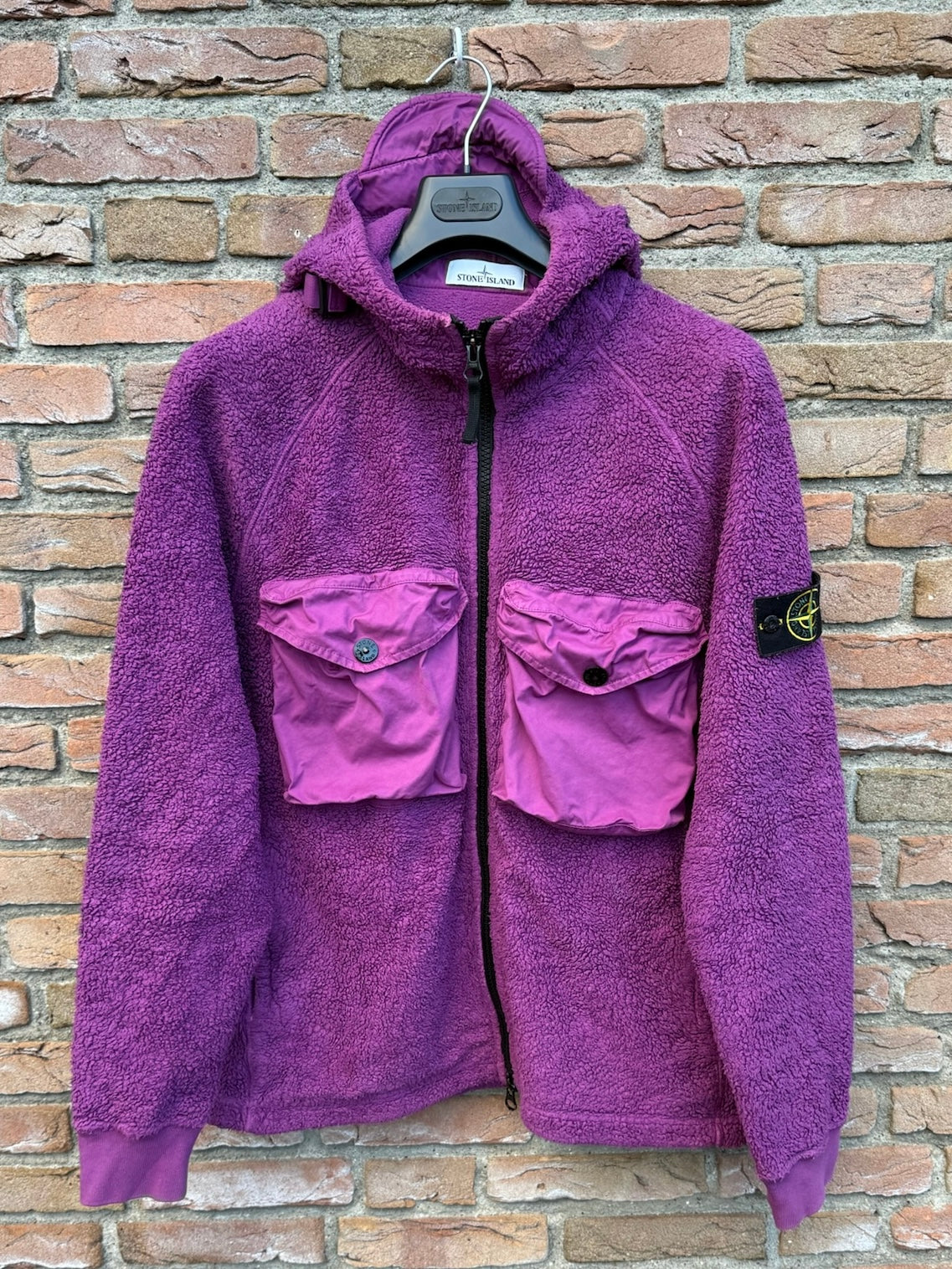 Stone Island Teddy Fleece Jacket - L