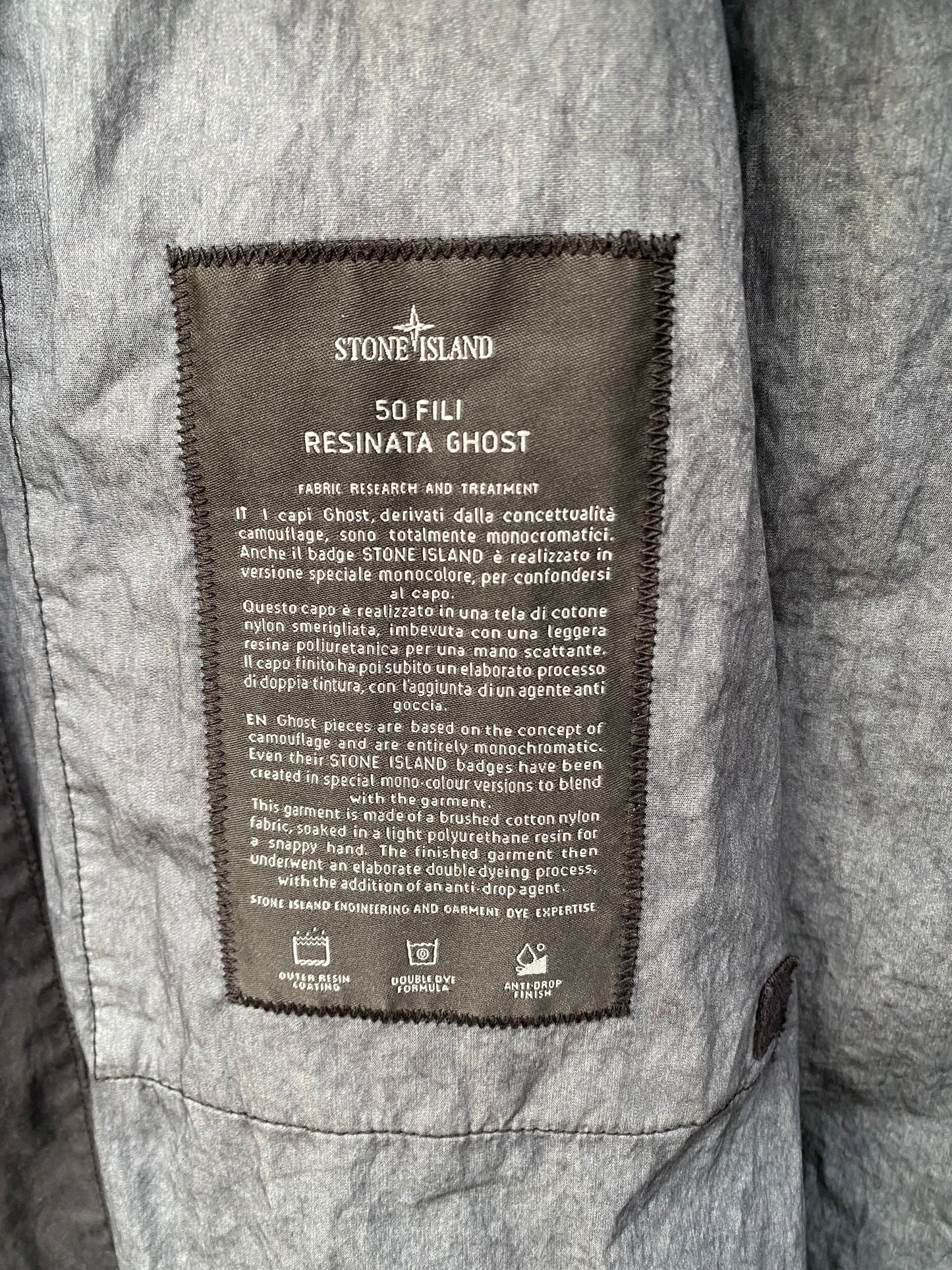 Stone Island 50 Fili Ghost Parka - M