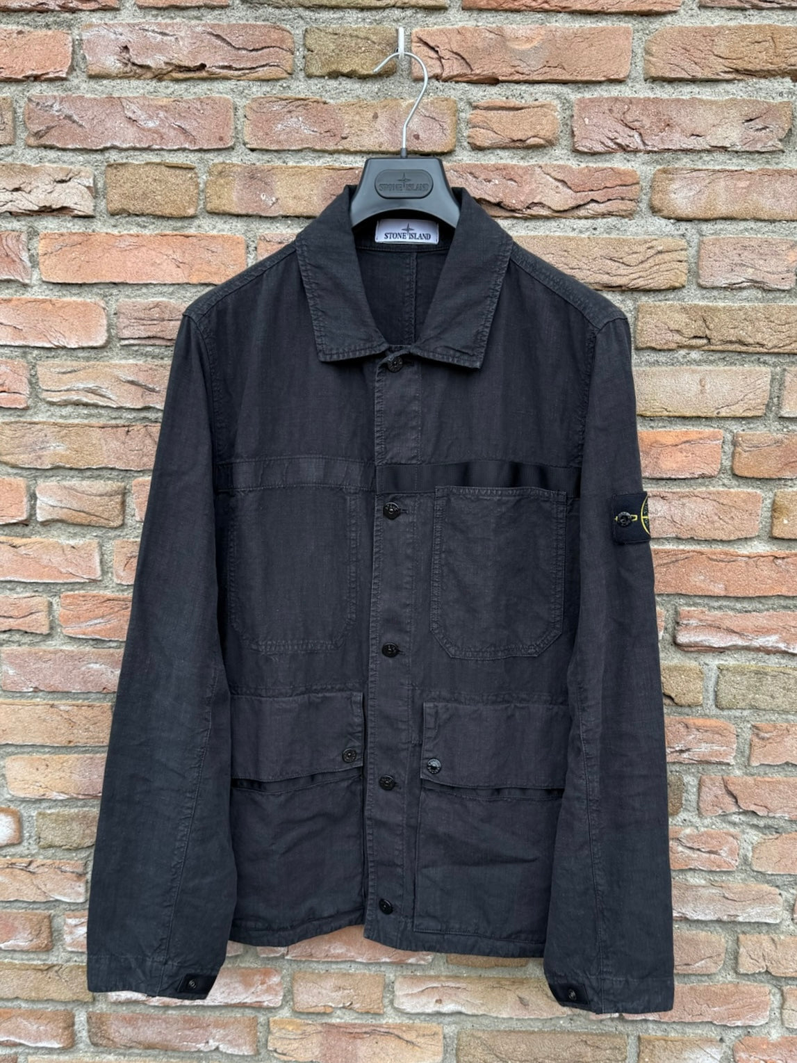 Stone Island Tela Lino Nylon-TC Jacket - M
