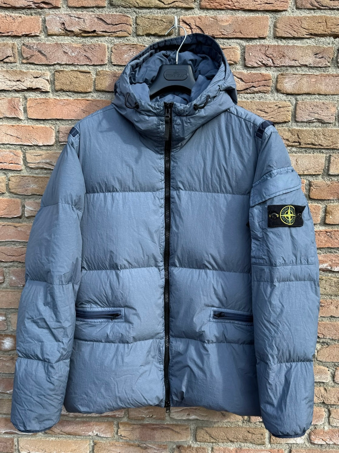 Stone Island Garment Dyed Crinkle Reps R-NY Down Jacket - XL