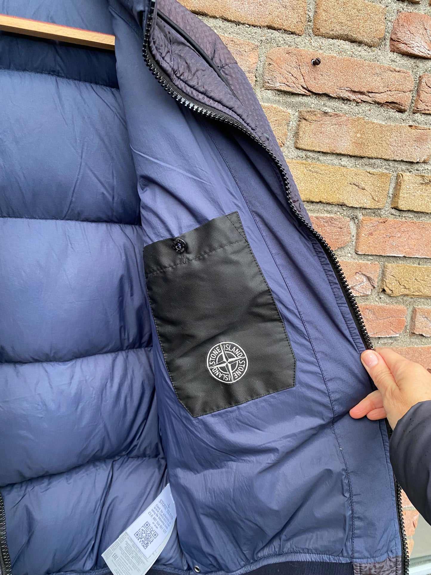 Stone Island Poly-Colour Frame Daunenjacke - M