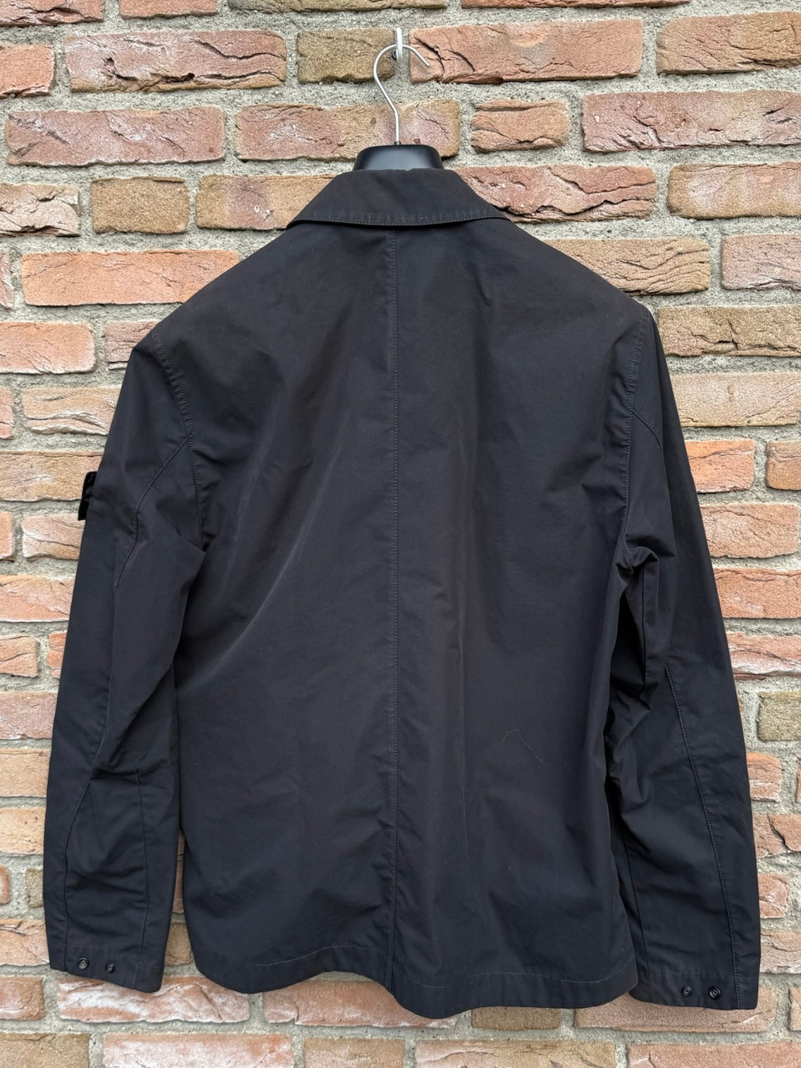 Stone Island Weatherproof Cotton Canvas Ghost Overshirt - L