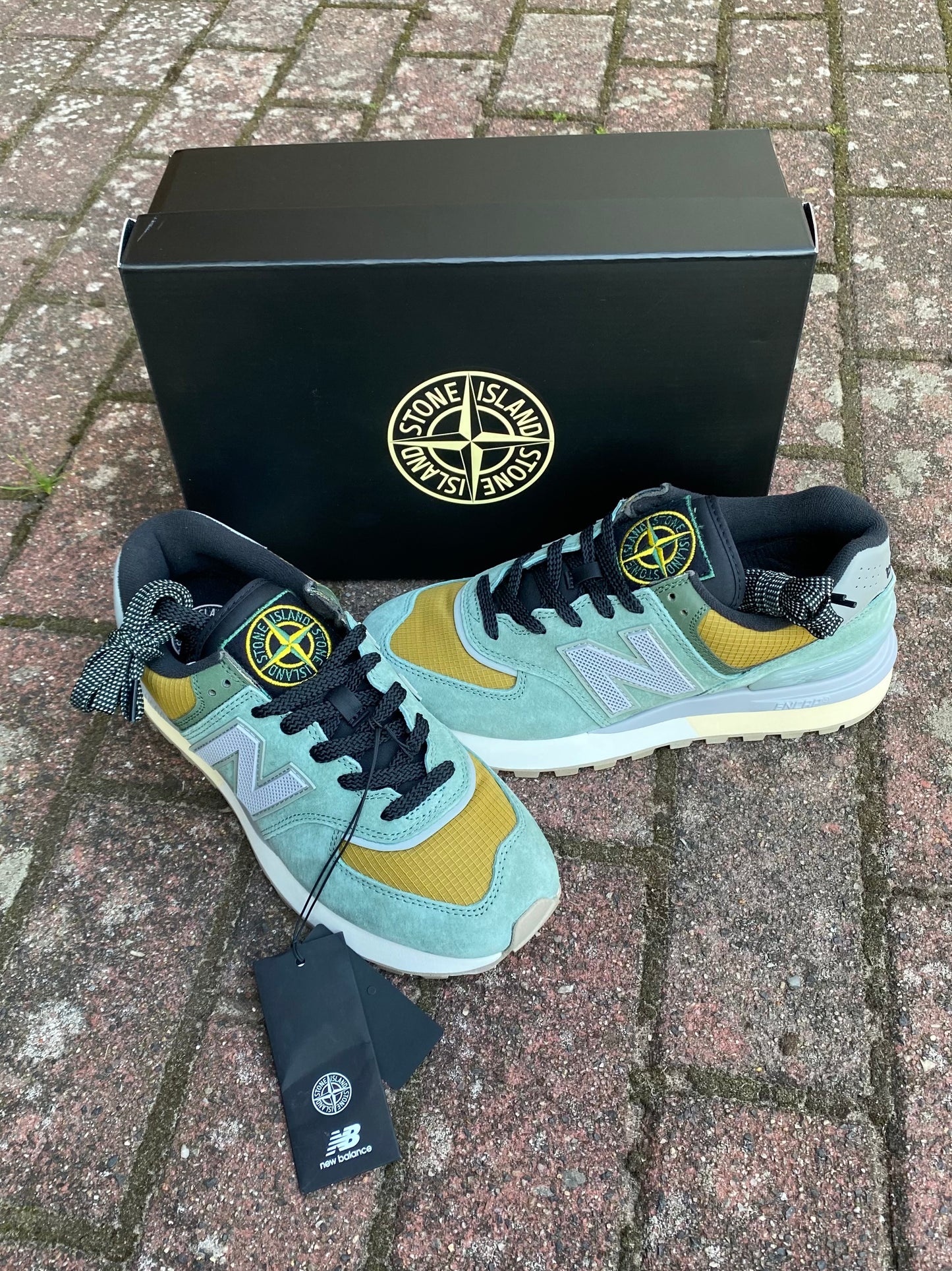 Stone Island x New Balance 574 Legacy - UK 6.5