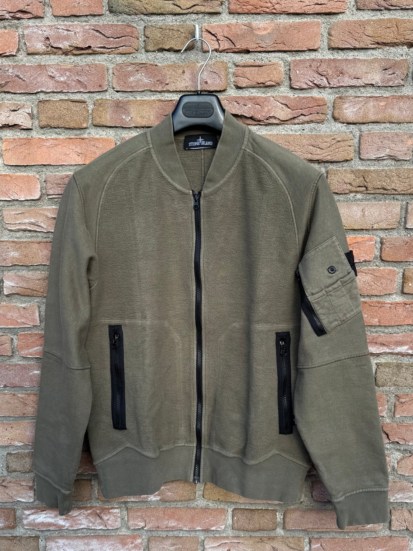 Stone Island Shadow Project Fleece Bomber Jacket - M