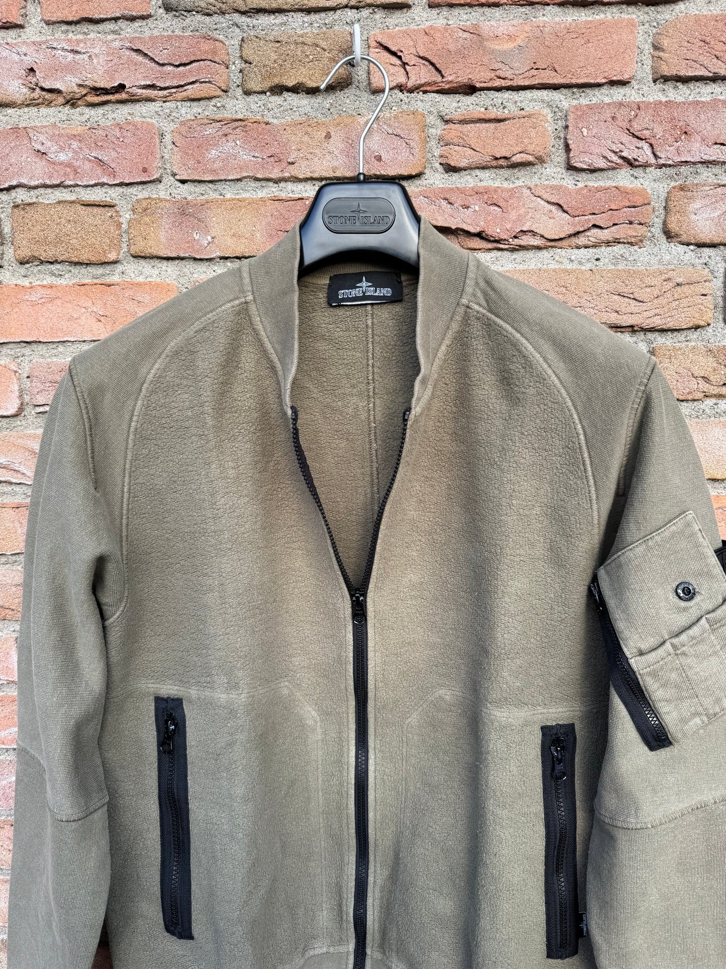 Stone Island Shadow Project Fleece Bomber Jacket - M